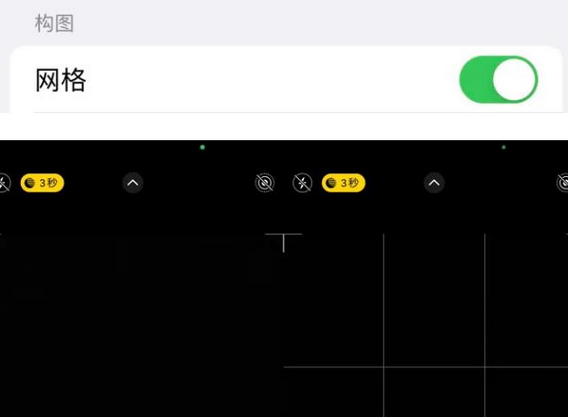 壤塘苹果手机维修网点分享iPhone如何开启九宫格构图功能