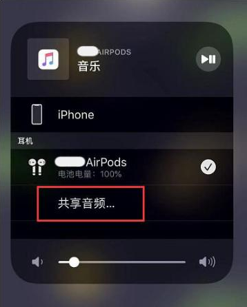 壤塘苹果14音频维修点分享iPhone14音频共享设置方法 