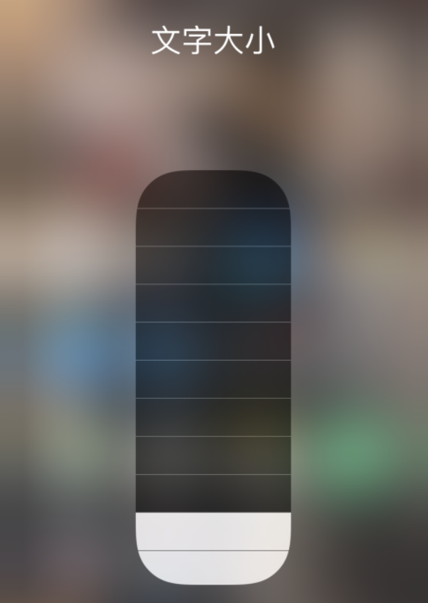 壤塘苹果手机维修分享小技巧：在 iPhone 控制中心快速调节字体大小 